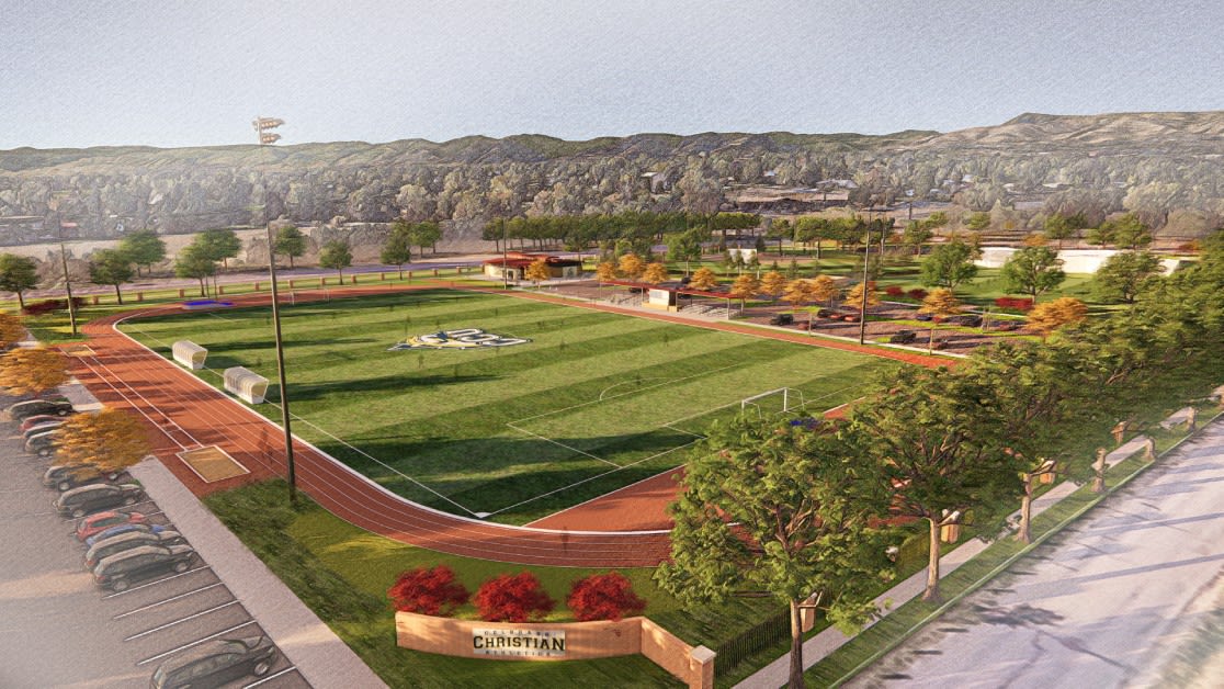 Artist's rendering of new Athletics complex.